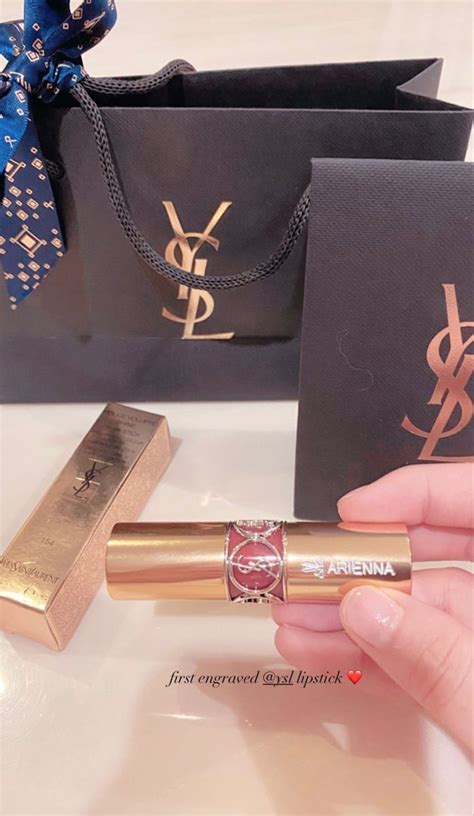 ysl lipstick name engraving malaysia|YSL engraving ideas.